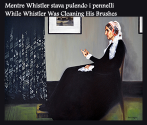Mentre Whistler stava pulendo i pennelli